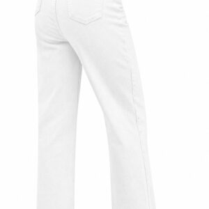 Dimur Jeans for Women Trendy High Waisted Straight Jeans