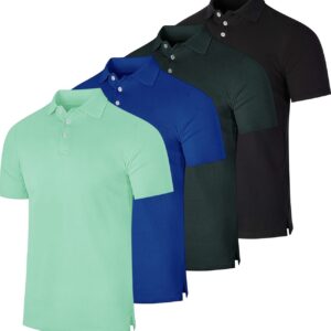 Men's Cotton Short Sleeve Polo (4XL)